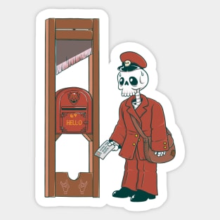 Ghoulish Mailbox Sticker